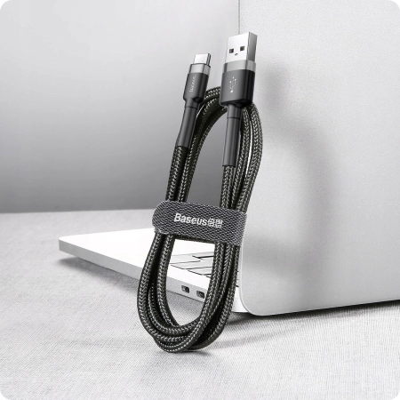 Kabel Baseus USB - USB typ C 2 m czarny