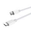 Kabel Maxlife USB typ C - USB typ C 2 m biały 100W