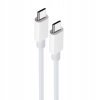Kabel Maxlife USB typ C - USB typ C 2 m biały 100W