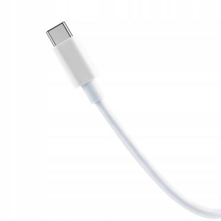 Kabel Maxlife USB typ C - USB typ C 2 m biały 100W