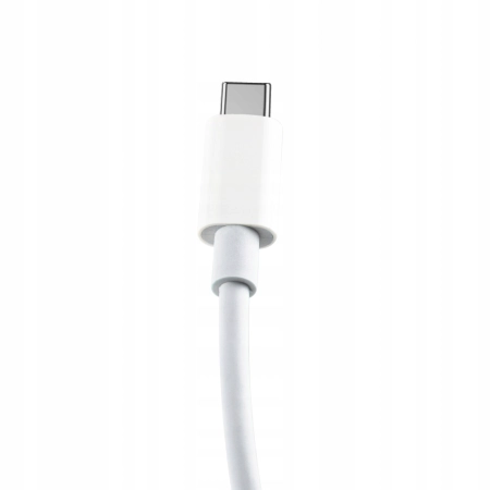 Kabel Maxlife USB typ C - USB typ C 2 m biały 100W
