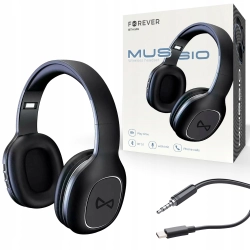 Słuchawki bezprzewodowe Forever BTH-505 nauszne czarne Bluetooth