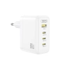 XO ładowarka sieciowa CE39 PD 67W 3x USB-C 1x USB biała