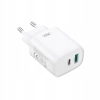 XO ładowarka sieciowa CE29 PD 20W 1x USB-C 1x USB biała