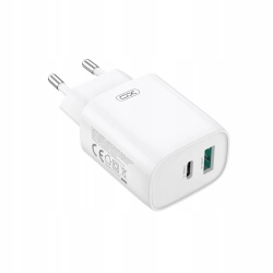 XO ładowarka sieciowa CE29 PD 20W 1x USB-C 1x USB biała