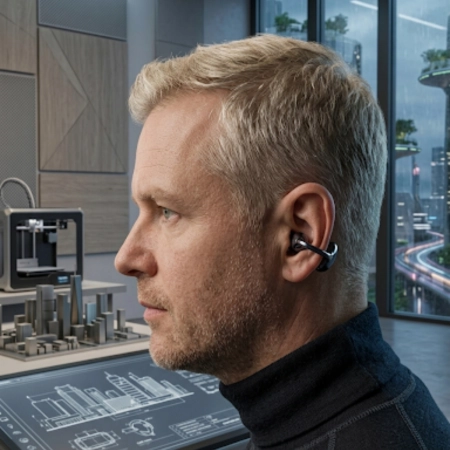 SŁUCHAWKI BEZPRZEWODOWE ELONIX BLUETOOTH 6.0 SPORTOWE ROZMOWY DWA MIKROFONY